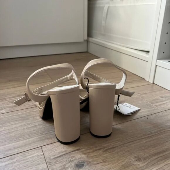 Zara High Heeled Platform Sandals EUR 37 - Picture 10 of 12